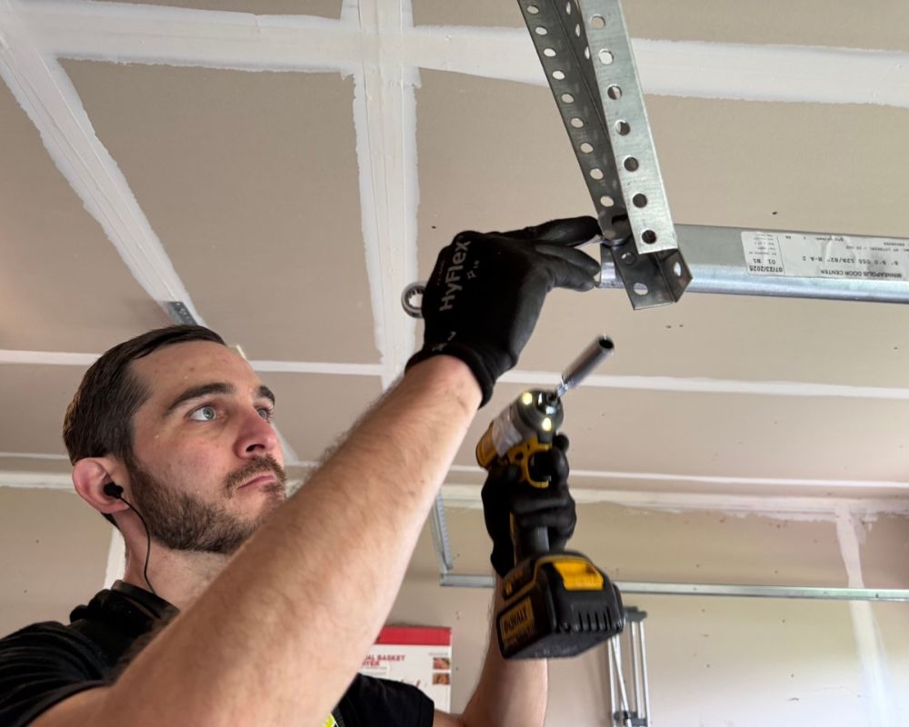 common garage door track issues